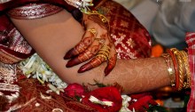 Fingers of Indian Bride